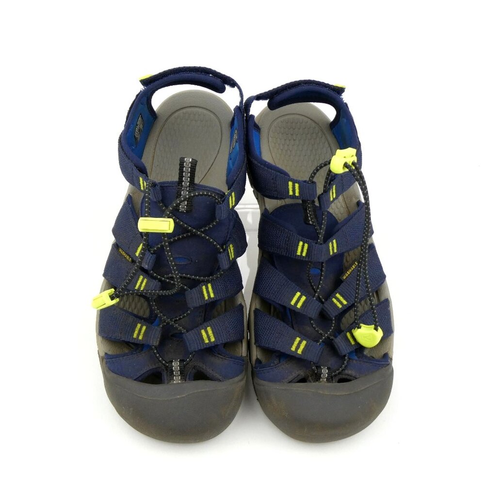 Keen Newport Waterproof Hiking Sandals Navy/Yellow Size 6‎